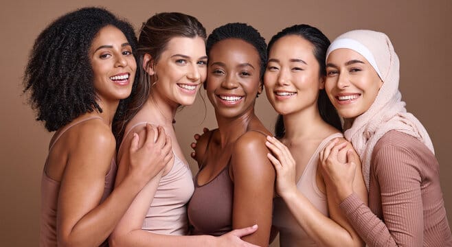 Beautiful women of all races.